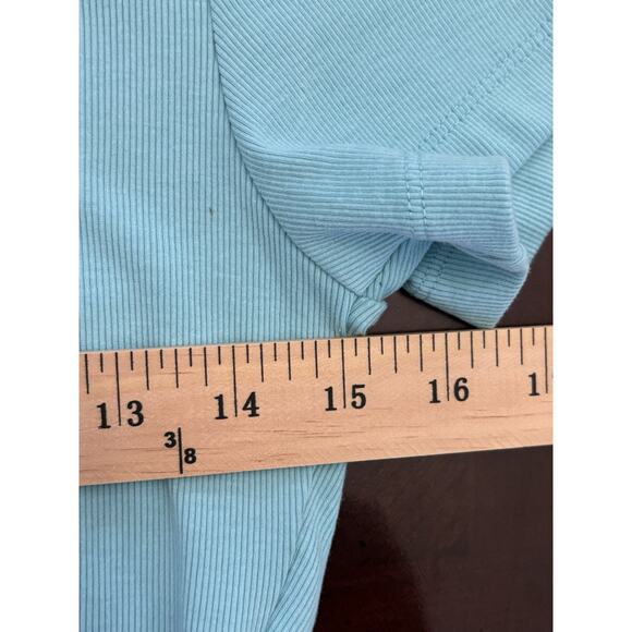 Nike Women's Jordan Cropped‎ Short Sleeve Tight Fit Polo Shirt Blue Small - Picture 7 of 7